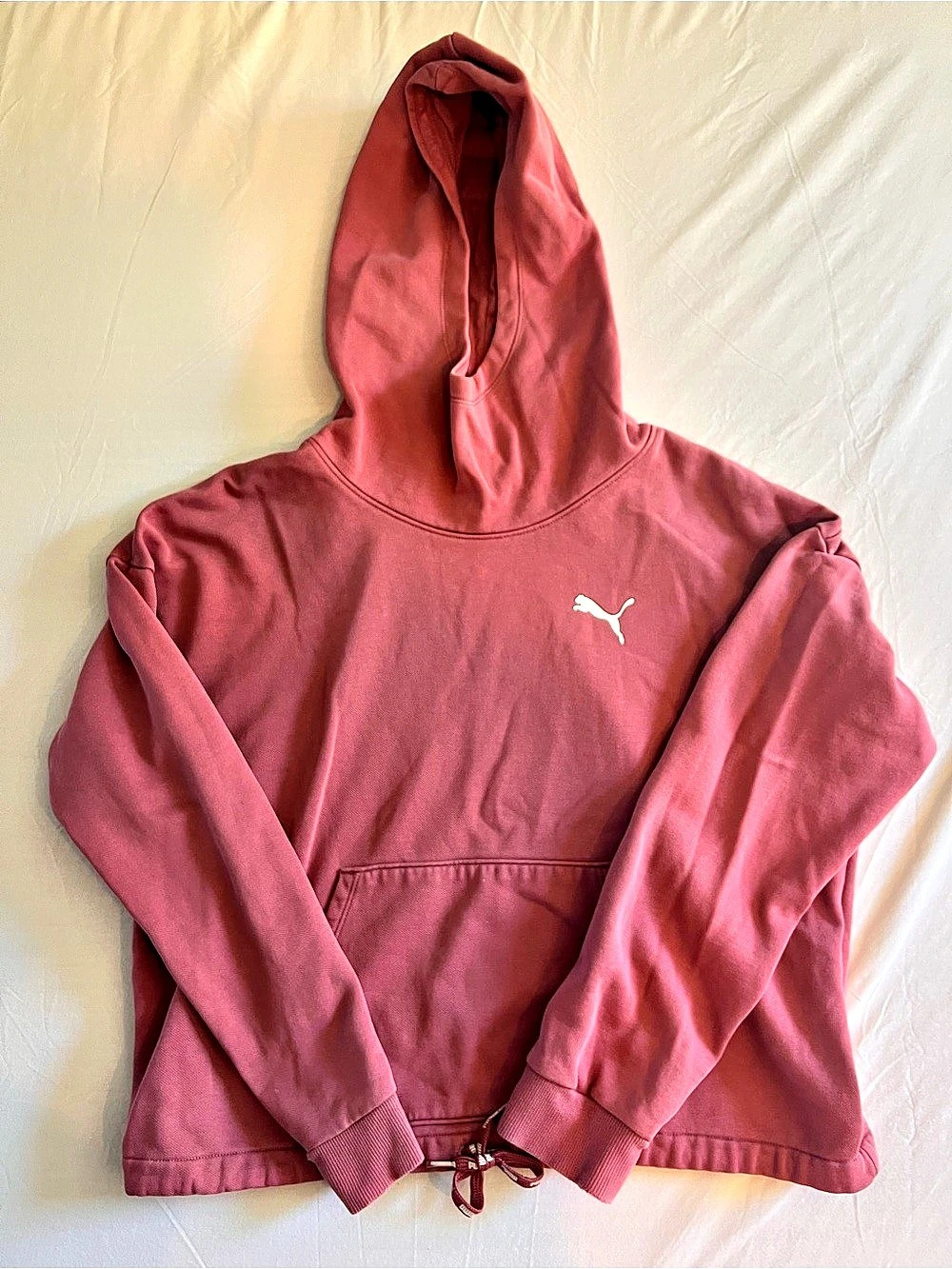 PUMA Women's Pink Pullover Hoodie